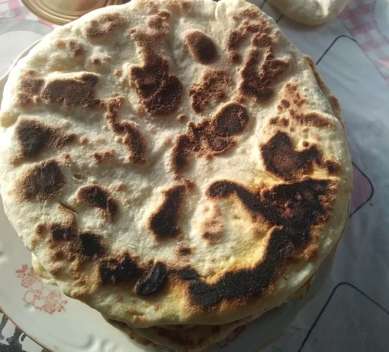 Индийские лепешки с вегетарианской начинкой